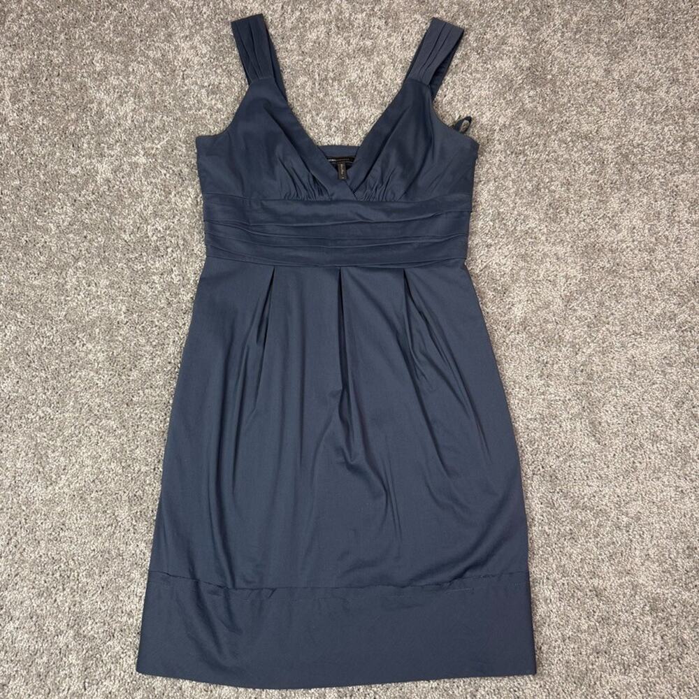BCBG MAXAZRIA Navy Blue Sleeveless Cocktail Dress Size 6